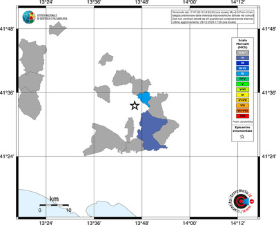 Mappa MCS - territori comuni