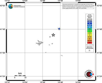 Mappa MCS - territori località