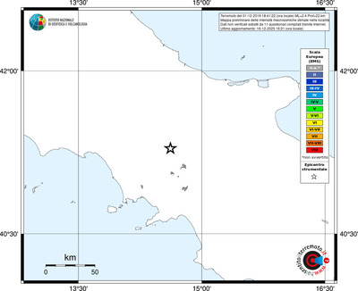 Mappa EMS - territori località