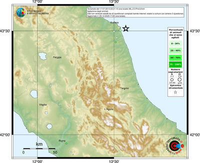 Mappa comuni con almeno 3 questionari