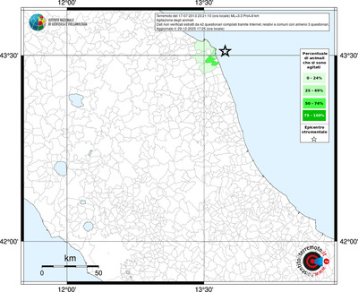 Mappa territorio comunale con almeno 3 questionari