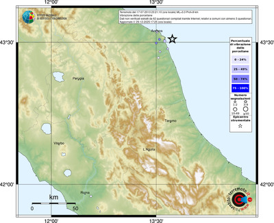 Mappa comuni con almeno 3 questionari