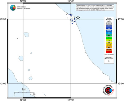 Mappa EMS - territori località