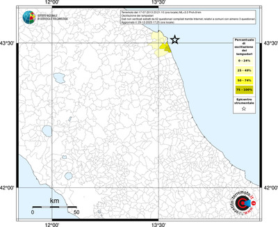 Mappa territorio comunale con almeno 3 questionari