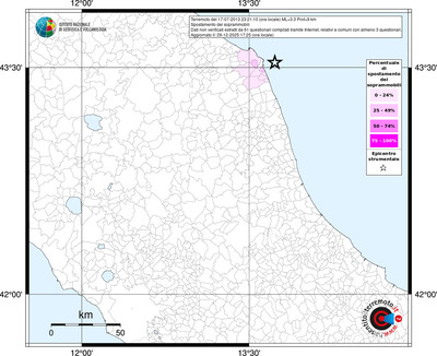 Mappa territorio comunale con almeno 3 questionari