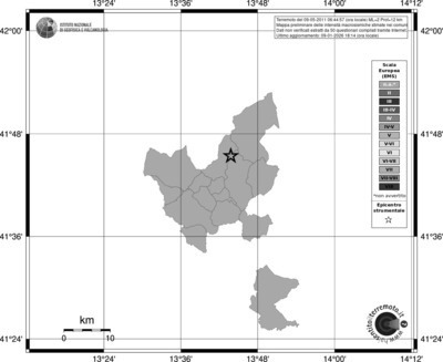 Mappa EMS - territori comuni
