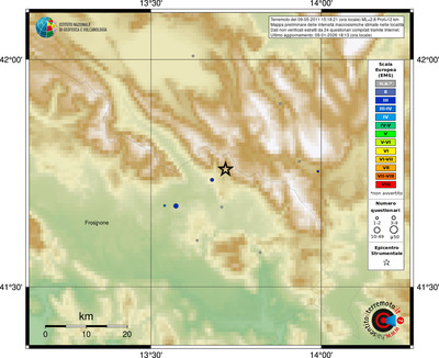Mappa EMS - località