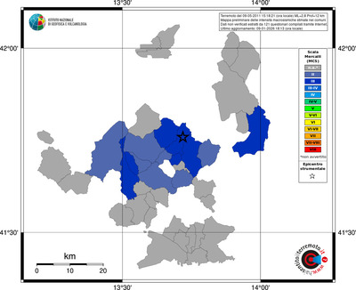 Mappa MCS - territori comuni