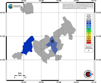 Mappa MCS - territori comuni