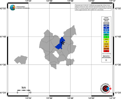 Mappa MCS - territori comuni