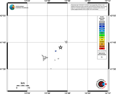 Mappa MCS - territori località
