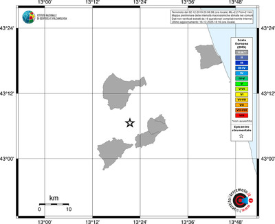 Mappa EMS - territori comuni
