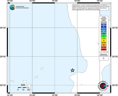 Mappa EMS - territori località