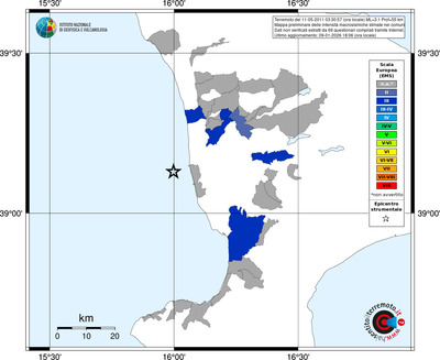 Mappa EMS - territori comuni