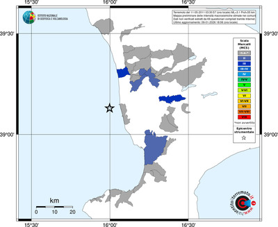 Mappa MCS - territori comuni