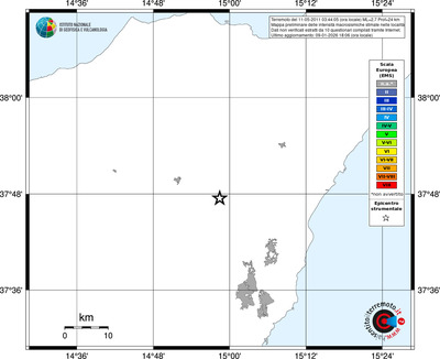 Mappa EMS - territori località