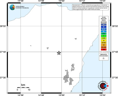 Mappa MCS - territori località