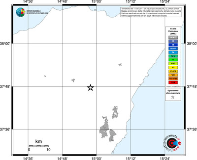 Mappa EMS - territori località