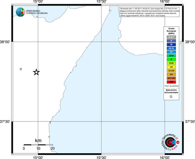 Mappa EMS - territori località