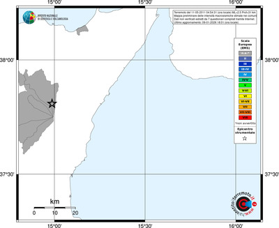 Mappa EMS - territori comuni