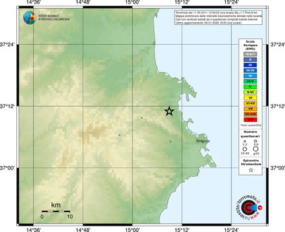 Mappa EMS - località