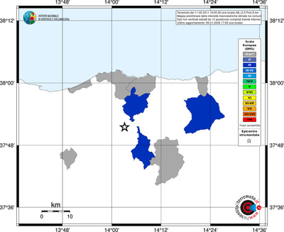 Mappa EMS - territori comuni