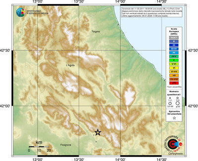 Mappa EMS - località