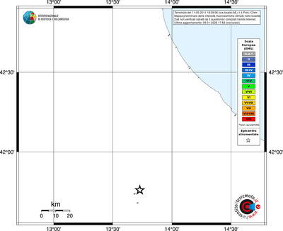 Mappa EMS - territori località