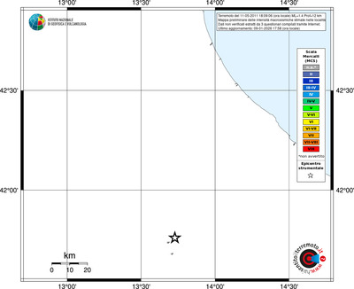 Mappa MCS - territori località