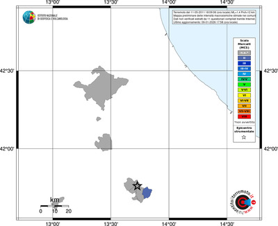 Mappa MCS - territori comuni