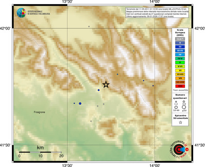 Mappa EMS - località