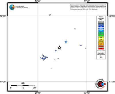 Mappa MCS - territori località
