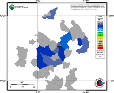 Mappa MCS - territori comuni