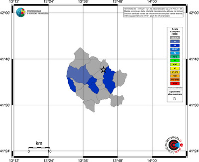Mappa EMS - territori comuni