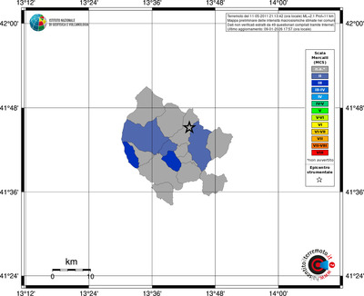 Mappa MCS - territori comuni