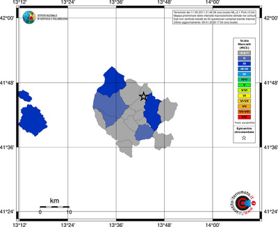 Mappa MCS - territori comuni