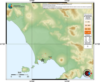 Mappa comuni con almeno 3 questionari