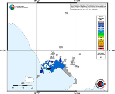 Mappa MCS - territori località