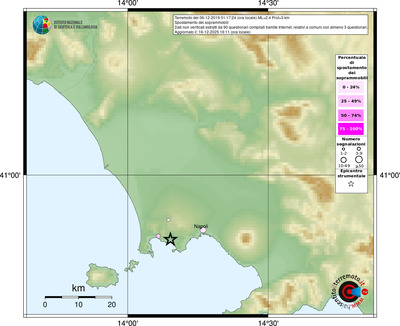 Mappa comuni con almeno 3 questionari
