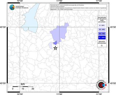 Mappa territorio comunale con almeno 3 questionari