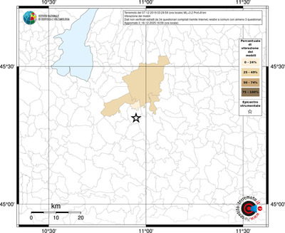 Mappa territorio comunale con almeno 3 questionari