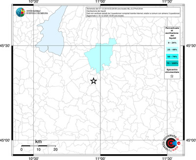 Mappa territorio comunale con almeno 3 questionari
