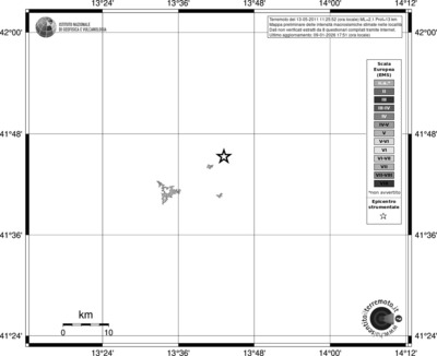 Mappa EMS - territori località