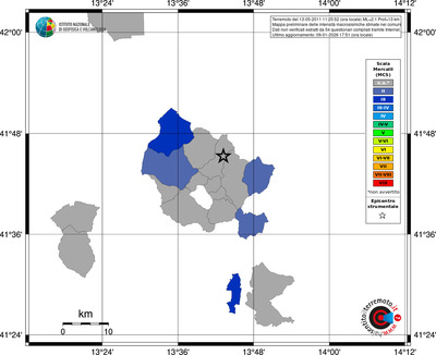 Mappa MCS - territori comuni