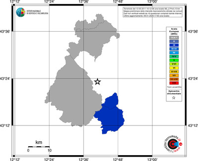 Mappa EMS - territori comuni