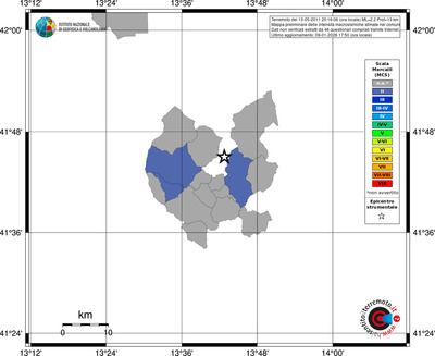 Mappa MCS - territori comuni