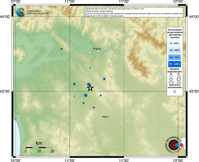 Mappa comuni con almeno 3 questionari