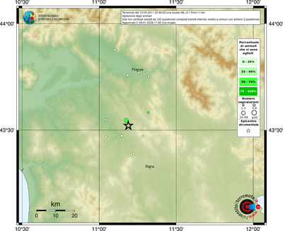 Mappa comuni con almeno 3 questionari