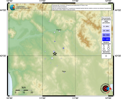 Mappa comuni con almeno 3 questionari