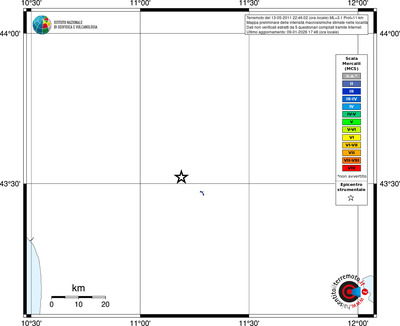 Mappa MCS - territori località